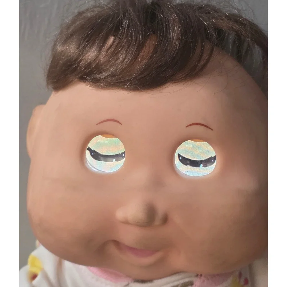 Cabbage Patch Kids Doll Brown Hair Pajamas 2016 WCT 68B Vintage Kids Toy.‎ Works